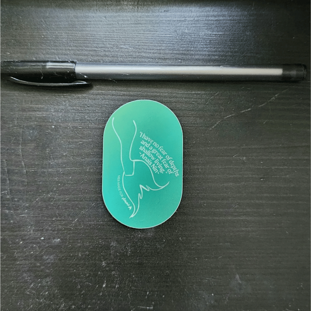 "I have no fear of depths" Stickers!